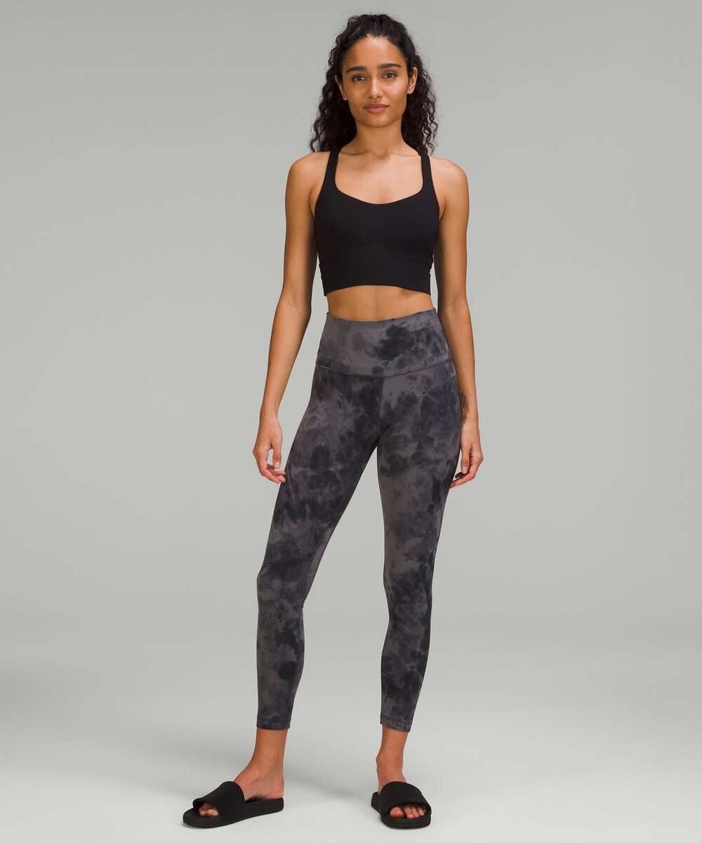 Lululemon Align High Rise Pant 25" Women's 8 Diamond Dye Graphite Grey Nulu